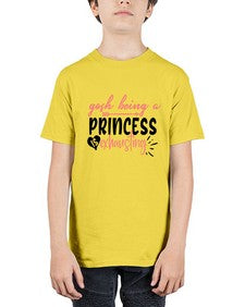 gosh being a princess 490# - sassy - Youth Tee Unisex