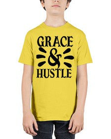 grace hustle Style 111# - motivation - Youth Tee Unisex