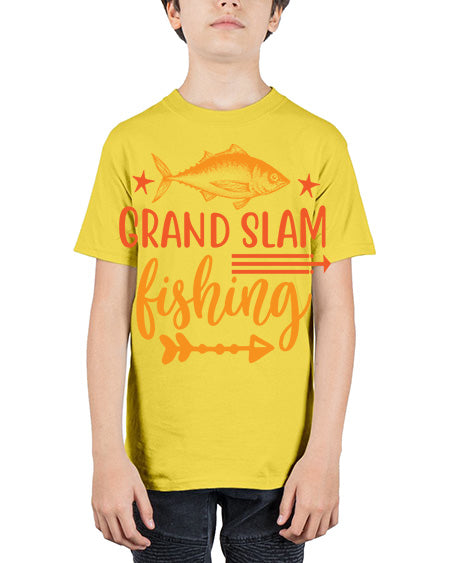 grand salm fishing 12# - shark-fish - Youth Tee Unisex