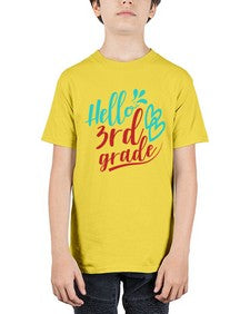 hallo third grade 231# - third grade - Youth Tee Unisex