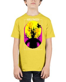 halloween full moon 500# - art pop art - Youth Tee Unisex
