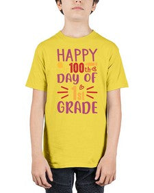happy one hundredth day of first grade 247# - first grade - Youth Tee Unisex