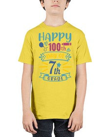 happy th day of seventh grade 252# - seventh grade - Youth Tee Unisex