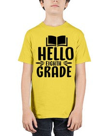 hello eighth grade 256# - eighth grade - Youth Tee Unisex
