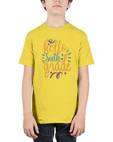 hello sixth grade 333# - sixth grade - Youth Tee Unisex