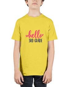 hello third grade 341# - third grade - Youth Tee Unisex