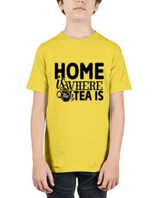 home is where the tea is 1055# - tea - Youth Tee Unisex