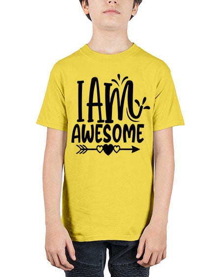 i am awesome Style 19# - autism - Youth Tee Unisex