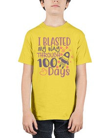 i blassted my way through one hundred days 356# - one hundred days - Youth Tee Unisex