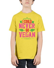 i could never go vegan 206# - vegan - Youth Tee Unisex