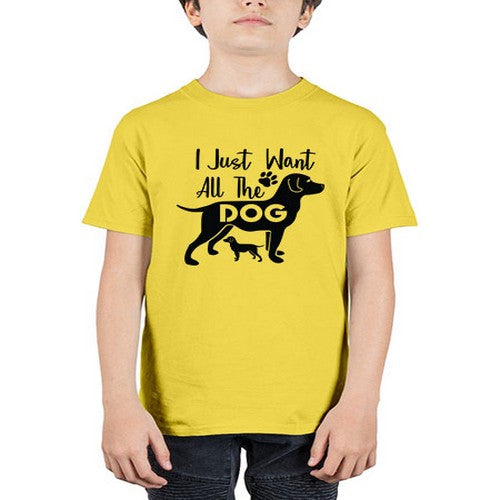 i just want all the dog 162# - dogs - Youth Tee Unisex