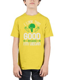 i look this good because im vegan 1131# - vegan - Youth Tee Unisex