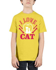 i love cat Style 56# - cats - Youth Tee Unisex