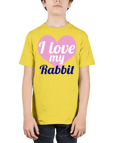 i love my rabbit - rabbit - Youth Tee Unisex