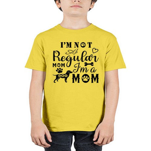 i m not a regular mom i m a dog mom 191# - dogs - Youth Tee Unisex