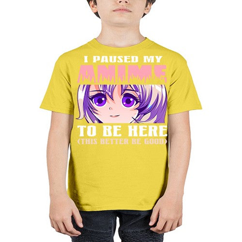 i paused my anime to be here236# - anime - Youth Tee Unisex