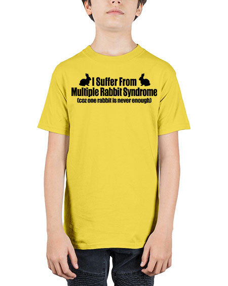 i suffer from mulitple rabbit syndrome - rabbit - Youth Tee Unisex