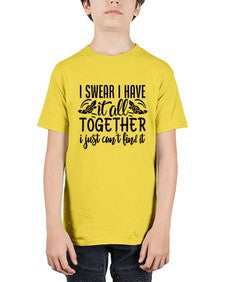 i swear i have it all together i just cant find it 39# - sarcastic - Youth Tee Unisex