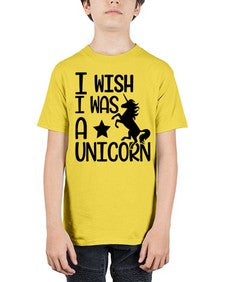 i wish i was a unicorn 213# - unicorn - Youth Tee Unisex