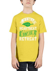 if it has a heartbeat 1180# - vegan - Youth Tee Unisex
