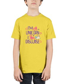 im a unicorn in disguise 231# - unicorn - Youth Tee Unisex