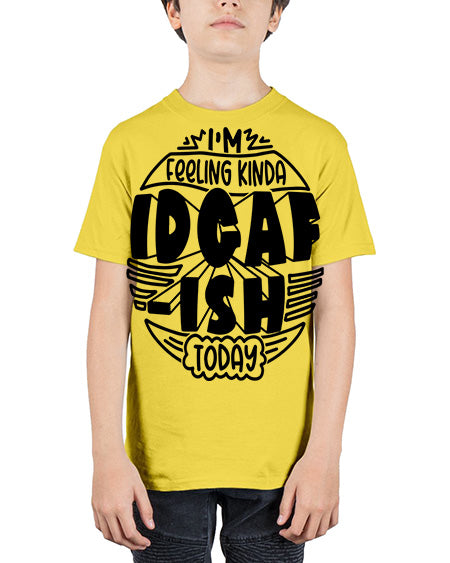 im feeling kinda idgafish today 10# - shark-fish - Youth Tee Unisex