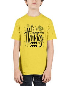 its a Aquarius thing 263# - aquarius - Youth Tee Unisex