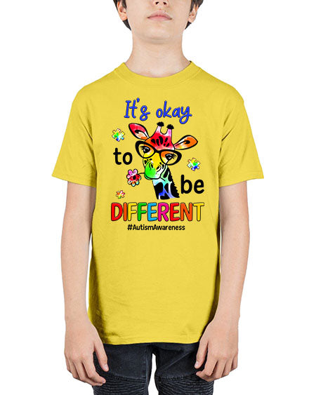 its ok to be diffent 2# - autism - Youth Tee Unisex