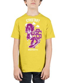 lets skate 724# - art pop art - Youth Tee Unisex