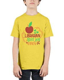 librarian best job ever 473# - librarian - Youth Tee Unisex