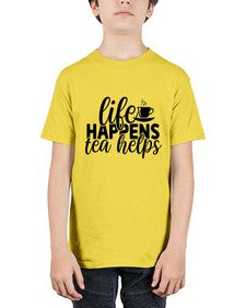 life happens tea helps 1309# - tea - Youth Tee Unisex