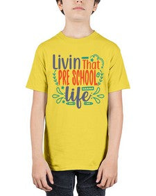 livin that pre school life 500# - prek headstart - Youth Tee Unisex