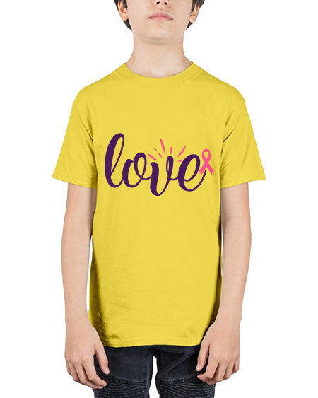 love Style 7# - breast cancer - Youth Tee Unisex
