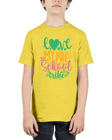 love my pre school tribe 521# - prek headstart - Youth Tee Unisex