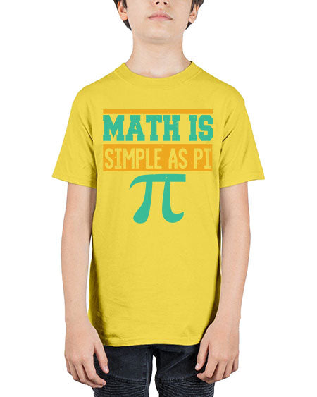 math is simple as pi 35# - pi - Youth Tee Unisex
