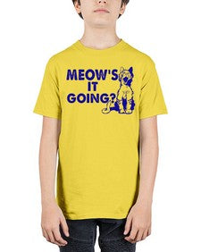 meows its going - cats - Youth Tee Unisex