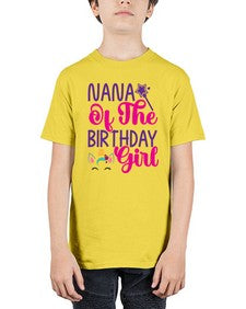 nana of the birthday girl 328# - unicorn - Youth Tee Unisex
