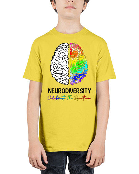 neurodiversity celebrate the specturm - autism - Youth Tee Unisex