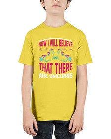 now i will believe that there are unicorns 332# - unicorn - Youth Tee Unisex