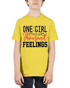 one girl thousand feelings 337# - unicorn - Youth Tee Unisex