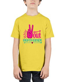 out eight grade 606# - eighth grade - Youth Tee Unisex
