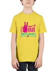 out first grade 607# - first grade - Youth Tee Unisex
