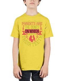 parents are the bones on which children cut their teeth 531# - parents day - Youth Tee Unisex