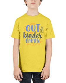 peace out kindergarten 635# - kindergarten - Youth Tee Unisex