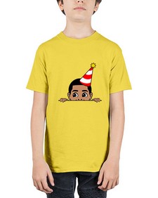 peekaboo afro birthday boy 21# - black boys or men - Youth Tee Unisex