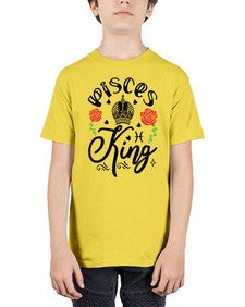 pisces king 375# - pisces - Youth Tee Unisex