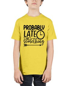 probably late for something 999# - sassy - Youth Tee Unisex