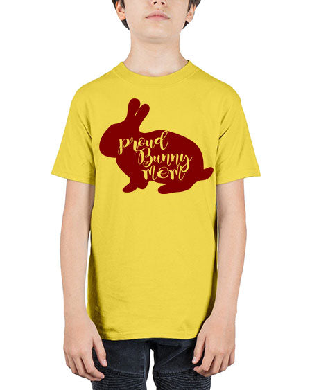 proud bunny mom - rabbit - Youth Tee Unisex