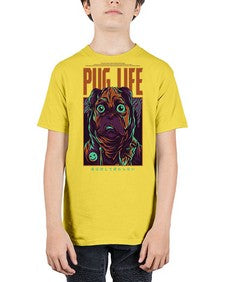 pug life zkmmhj 1005# - art pop art - Youth Tee Unisex