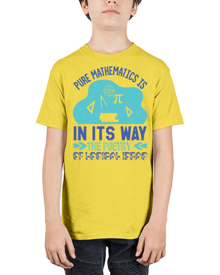 pure mathematics in its way 44# - pi - Youth Tee Unisex
